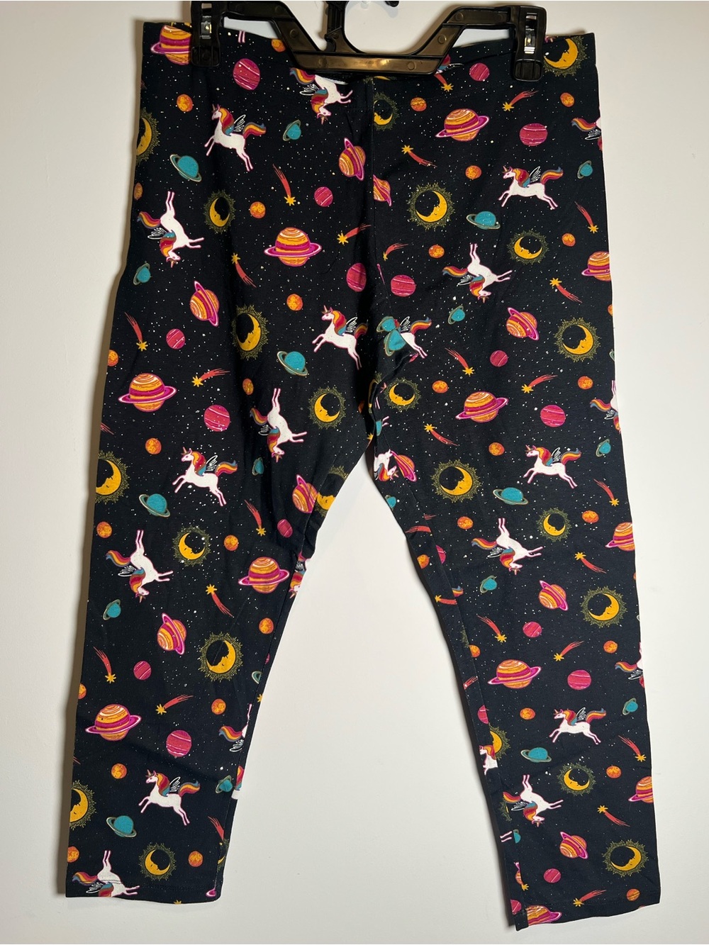 🎉5/$25 Girl’s Black Unicorn & Planets Leggings